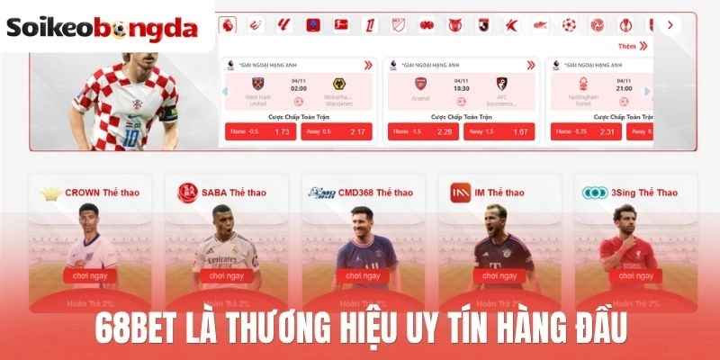 86bet là nhà cái kèo bóng đá uy tín hàng đầu