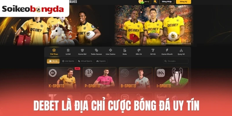 Debet cung cấp kèo bóng đá uy tín từ châu Âu