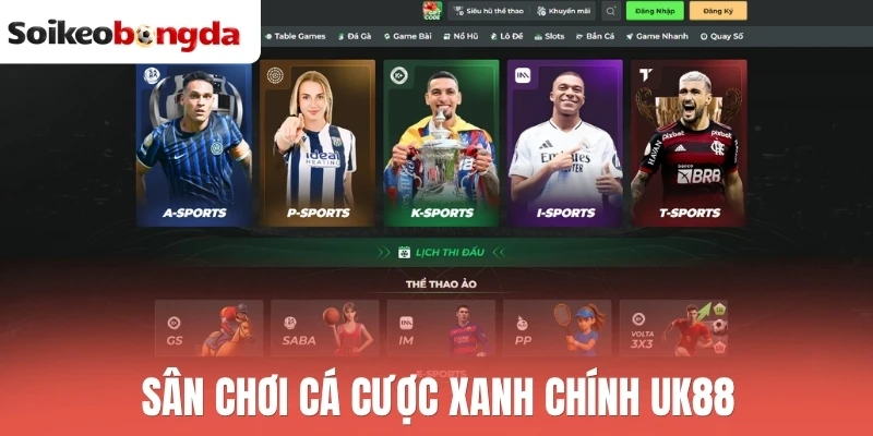 UK88 là sân chơi kèo bóng đá chuyên nghiệp từ Anh